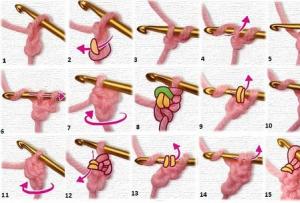 Вязание шнура крючком: схемы и описание